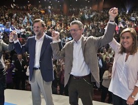 Aguirre y Gallardón cierran filas para llevar a Rajoy hasta la Moncloa