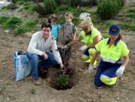 'Un niño, un árbol' reforestó con 82 ejemplares Torrejón de la Calzada