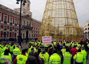 Seguimiento total en la huelga de alumbrado
