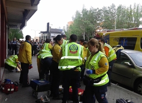 Muy grave una niña de 5 años al caer desde un séptimo piso