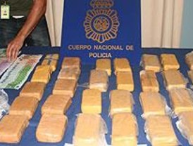 La Policía desarticula un grupo de narcotraficantes y se incauta de 28 kg de heroína