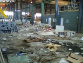 Detenidos por robar una nave en Humanes