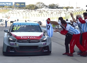 Pechito López sucede a Fangio 57 años después