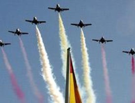 Aeronaves militares ensayarán el miércoles para el Día de la Hispanidad