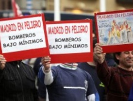 Los bomberos critican los servicios mínimos que hacen fracasar la huelga