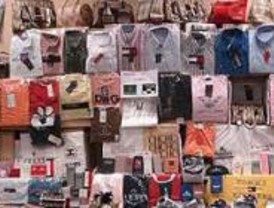 Nueve personas detenidas por falsificar prendas de ropa de marca