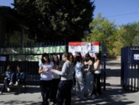 Amplio seguimiento de la huelga en secundaria