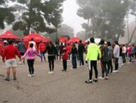 Un centenar de atletas prepara en el Retiro la San Silvestre Vallecana