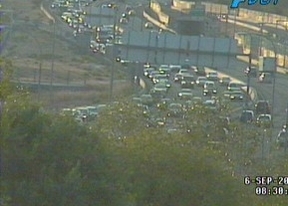 Retenciones en la M-40 por una accidente