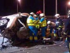 Mueren tres jóvenes al chocar con un vehículo que circulaba en sentido contrario por la M-50