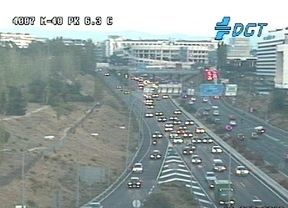 Hora punta complicada en las carreteras