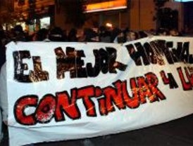 Un grupo de skinheads de Málaga reivindica la libertad del hombre que mató a Palomino