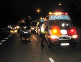 Muere una mujer que cruzaba la A-3 por un lugar indebido
