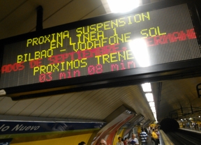 Metro suspenderá más de 2 meses el tramo Bilbao-Sol