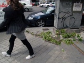 Alerta amarilla por fuertes vientos