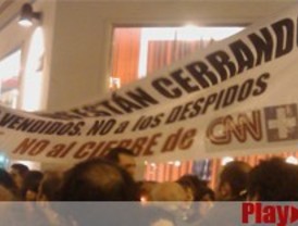 Adiós con un 'réquiem de protestas' por CNN +
