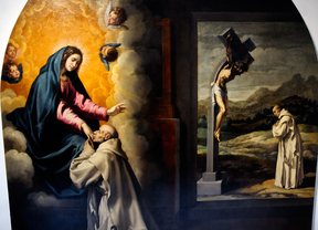 Exposición en el monasterio de El Paular sobre sus restauraciones y especialmendte los cuadros de Carducho.