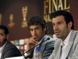 Raúl y Figo presentan la semana de la 'Champions'
