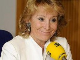 Esperanza Aguirre asegura que en la sanidad madrileña 'no hay nada privado'