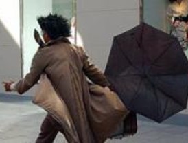 Fuertes rachas de viento en la sierra