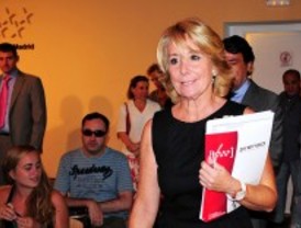 Aguirre augura un frente 'anti PP' entre PSOE, IU y UPyD en las próximas elecciones