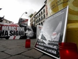 Concentración en Madrid en solidaridad con el joven francés asesinado presuntamente a manos de 'skinheads'