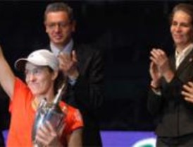 Gallardón en la final del Master femenino de Tenis