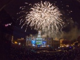 Espectáculo de luces y sonido para recibir la Navidad