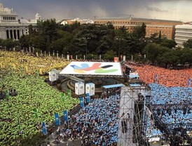 Madrid muestra al mundo su espíritu olímpico