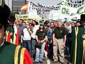 Madrid se llena de manifestantes
