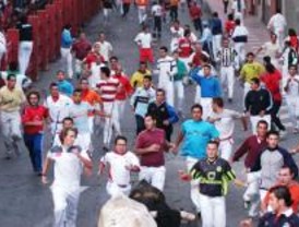 El primer encierro termina con 16 contusionados sin gravedad y 2.200 corredores