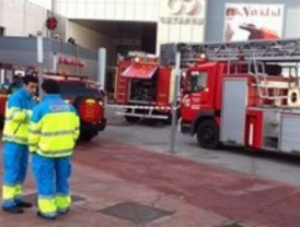 Incendio sin heridos en un centro comercial de Getafe