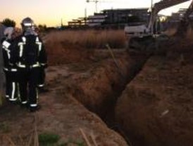 La rotura de una tubería provoca un escape de gas en Boadilla del Monte