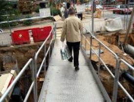 El tramo de Serrano situado entre María de Molina y Goya sin obras en dos semanas
