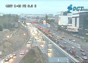 Martes accidentado para el tráfico de Madrid