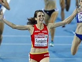 Nuria Fernández logra el oro en 1.500 en los Europeos de Barcelona
