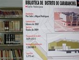 La nueva biblioteca de Carabanchel tendrá unos fondos compuestos por 100.000 documentos