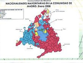 Inmigrantes y madrileños, 'bien distribuidos' por la región