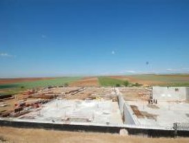 En construcción el nuevo depósito de agua de Alcalá