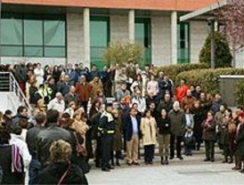 Concentración en Alcobendas contra el atentando