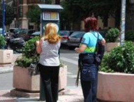 Concentración de empleados del SER contra las agresiones