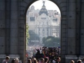 El desfile del Orgullo, al Paseo del Prado