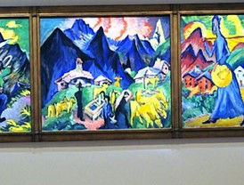 Explosión de color de la mano de Kirchner