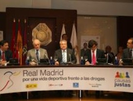 El Real Madrid invita a buscar 'una vida deportiva sin drogas'