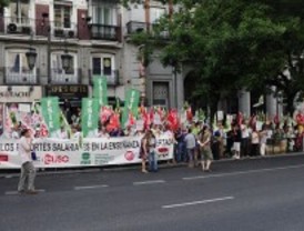 Protesta de profesores de la concertada