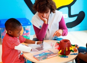 Taller infantil promovido por La Caixa