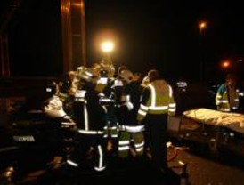 Dos muertos y tres heridos en un accidente en el túnel de Guadarrama