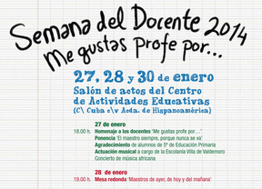 Valdemoro homenajea a los profesores en la 'Semana del docente'