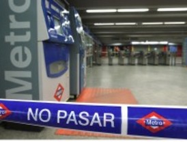 700.000 euros de pérdidas en los locales del Metro por los paros