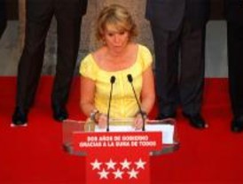 La Comunidad de Madrid según Aguirre: 'Soy trabajadora y honrada'